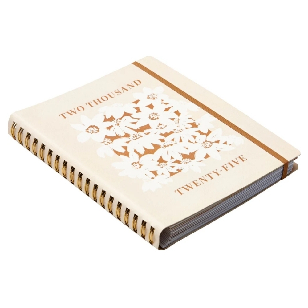 Floral 2025 Planner with Orange Accents - Picture 2 of 16